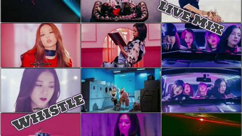 Blackpink Whistle Mix Live Sbs Inkigayo Youtube