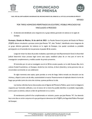 COMUNICADO 429 2023 Pdf