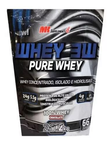 Suplemento En Polvo Mk Supplements 3w Whey 3w Proteína Sabor Sensación