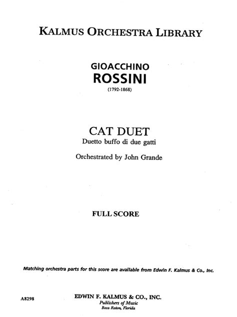 Rossini G Cat Duet Fs Pdf