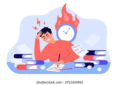 993 Exam stress cartoon Images, Stock Photos & Vectors | Shutterstock