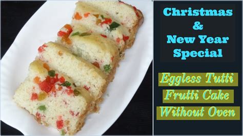 Eggless Tutti Frutti Cake Without Oven Tutti Frutti Cake In Pressure