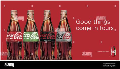 S Uk Coca Cola Werbung Mit Reklametafeln Stockfotografie Alamy