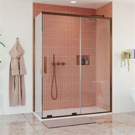 Crosswater Optix 10 Single Sliding Shower Door And Optional Side Panel