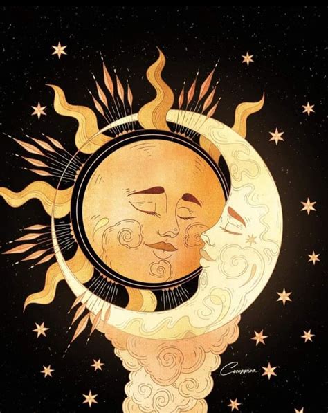 Pin By Connie Demello On Artistic Inspiration Sun And Moon Drawings