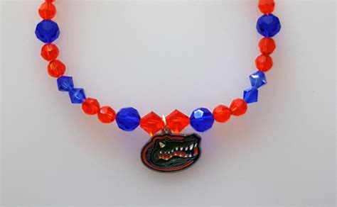 Florida Gators Blue & Orange Swarovski Crystal