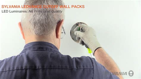 Sylvania Ledvance Cut Off Wallpack Luminaire Installation Video Youtube