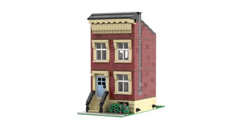 Lego Moc New York Style Townhouse Modular Building By Bubbawannabet