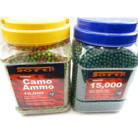 CROSMAN 6MM PLASTIC BB PELLETS LOT