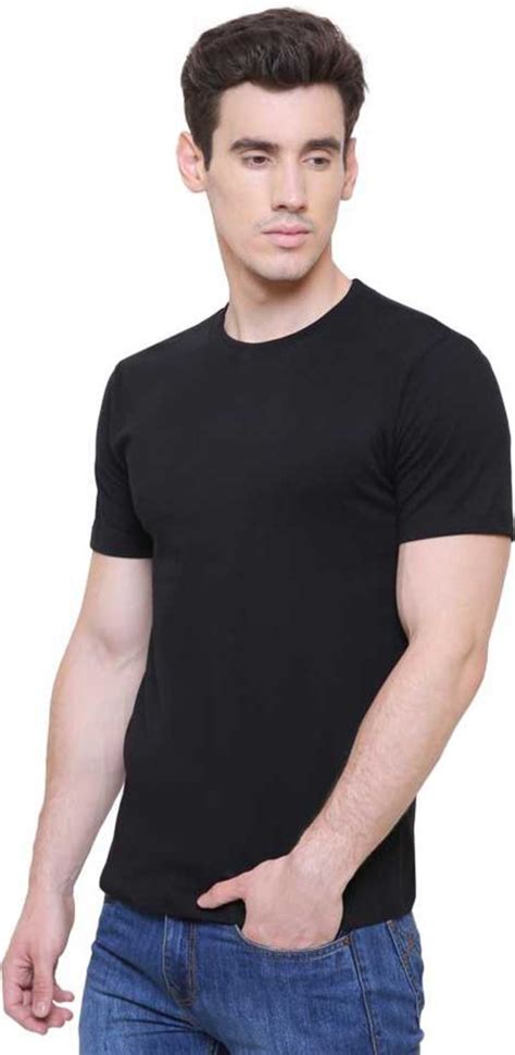 Plain For Men Black Round Neck Men T Shirt Men Crew Neck T Shirt Tees