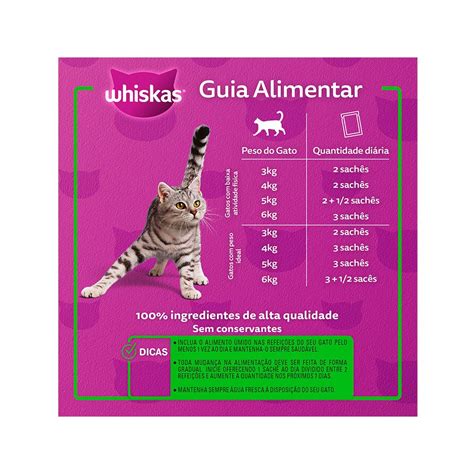 Sach Whiskas Para Gatos Castrados Sabor Peixe Ao Molho G Petnautas