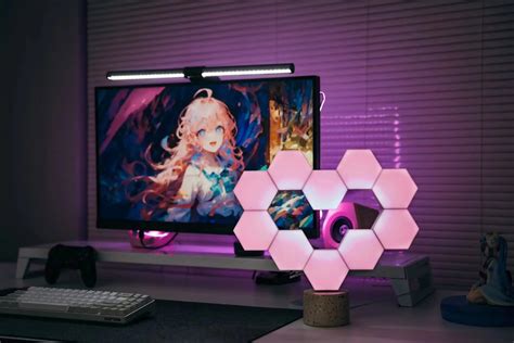 Cololight Hexagon Heart Kit Smart Rgb Light Hexagon Pro Led Panels 10