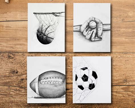 Boys Room Decor, Boys Room Sports Decor, Boys Room Wall Decor, Sports ...