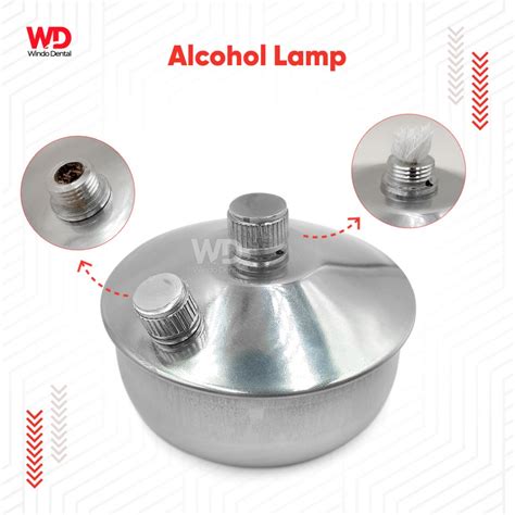 Jual DENTAL LAB ALCOHOL BUNSEN BURNER LAMP LAMPU ALKOHOL SPIRTUS