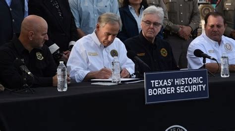 Greg Abbott Signs Bill That Makes Entering Texas Illegally A State