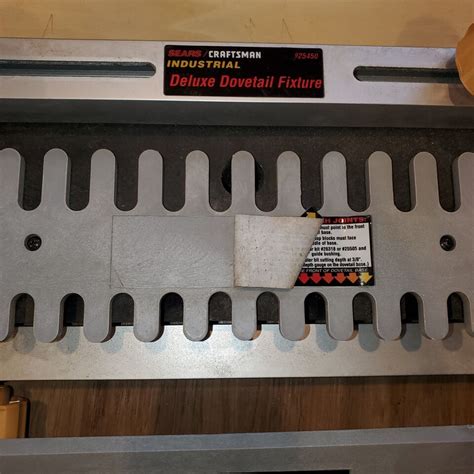 Craftsman Industrial Deluxe Dovetail Fixture Box Joint Jig 2