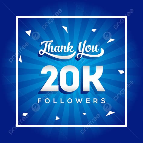 Thank You Followers Vector Art PNG 20000 Thank You Followers Vector