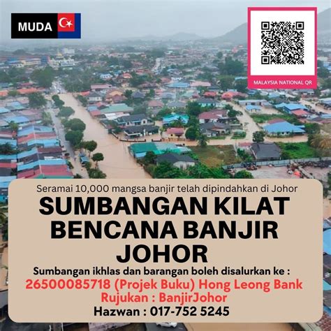 Muda Johor On Twitter Setakat Pagi Mac Mangsa Banjir Di Johor