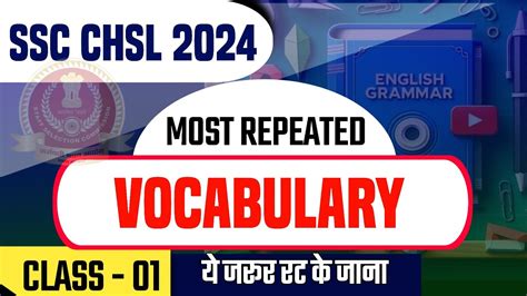 Ssc Chsl English Classes Ssc Chsl English Vocabulary