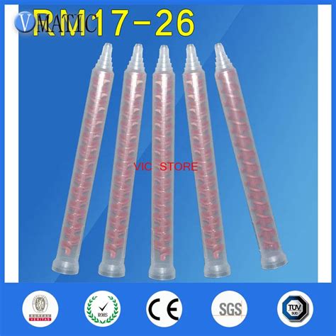 Free Shipping Quality 5pcs Resin Static Mixer Mr17 26 Mixing Nozzles