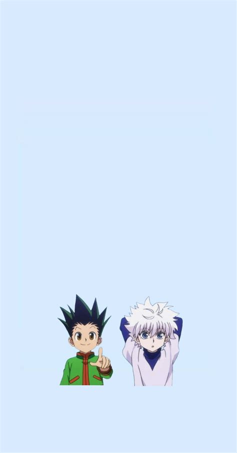 gon and killua wallpaper :)) | Wallpaper iphone cute, Character design ...