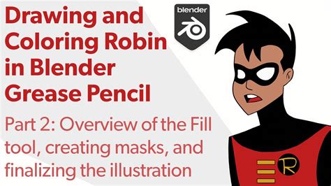 Drawing And Coloring Comic Book Art In Blender Grease Pencil Part