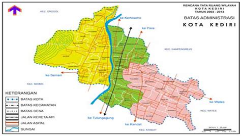 Peta Dan Yuridiksi Pengadilan Negeri Kediri Kelas Ib