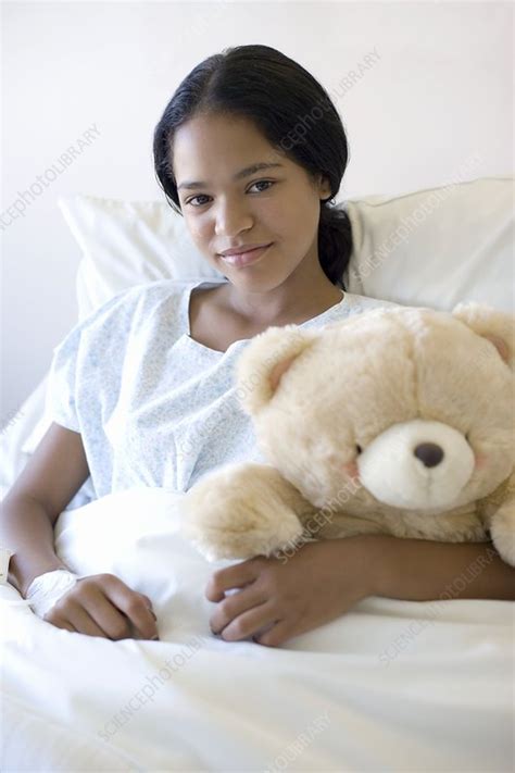 Teenage Hospital Patient Stock Image F001 1151 Science Photo Library