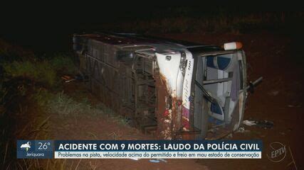 Ônibus que tombou e deixou 9 fiéis mortos em Guatapará SP estava