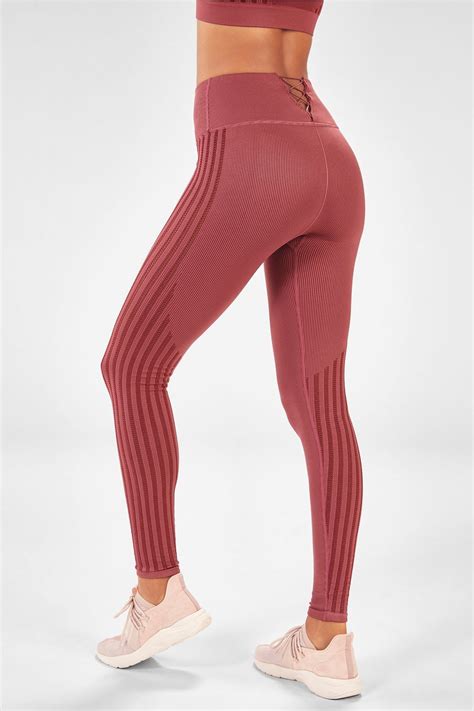 High Waisted Seamless Rib Legging In 2021 Ribbed Leggings Affordable