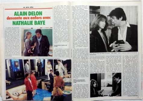 Alain Delon Coupure De Presse Pages Fernch Clipping Eur