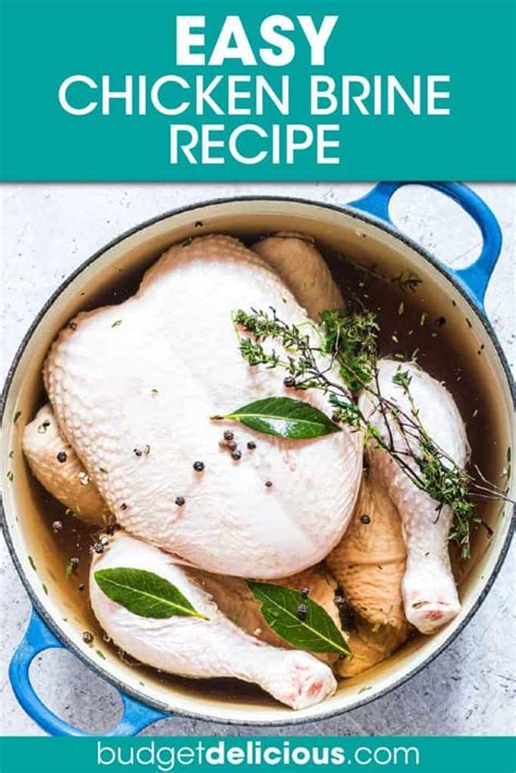 Easy Chicken Brine Recipe