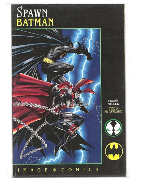 SPAWN Vs BATMAN 1 1994 Image DC Frank Miller Todd McFarlane STORY