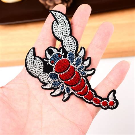 Scorpion Applique Patches For Clothing Iron On Patch Sewing Accessories