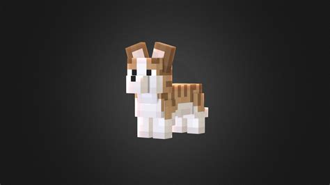 Cardigan Corgi Custom Minecraft Model 3d Model By Jessdragon12 [089bb18] Sketchfab