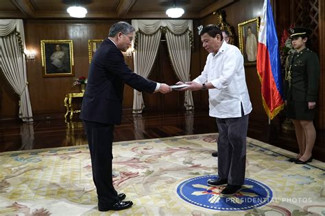 Pres Duterte Receives Credentials Of New Envoys To Ph Philippine