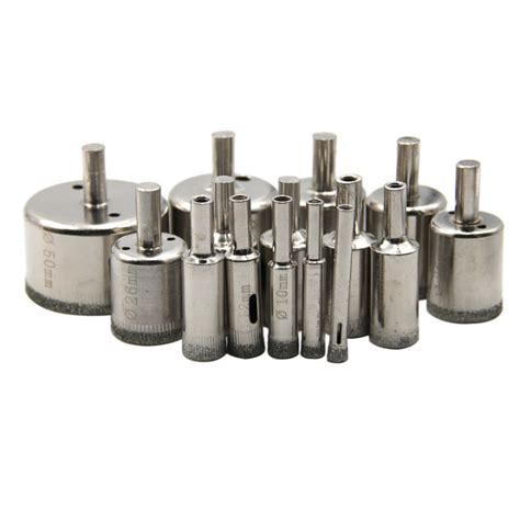 15PCS 15mm-50mm Coating Carbon Steel Diamond Drill Bit Set Hole Saw ...