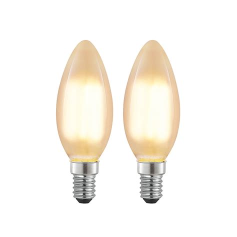 Żarówka Led E14 4w 2 700 K świeca Matowa 2 Szt Lampy Pl