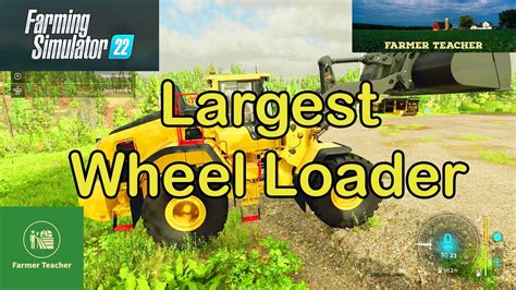 Fs 22 Volvo Wheel Loader L180h On Farming Simulator 22 Youtube