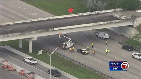 Northbound I 75 Reopens Near Miami Gardens Drive After Truck Hits