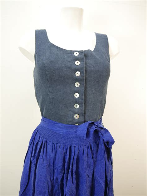 Hammerschmid Blau Mit Wienernaht Fabelhaftes Dirndl Mit Sch Rze Gr