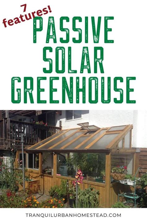 7 Useful Features You Need in a Passive Solar Greenhouse - Healthy ...