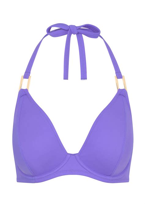 Miss Mandalay Swimwear Boudoir Beach Violet High Leg Tieside Bikini
