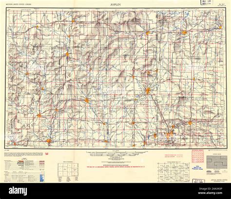 Map Of Joplin Hi Res Stock Photography And Images Alamy