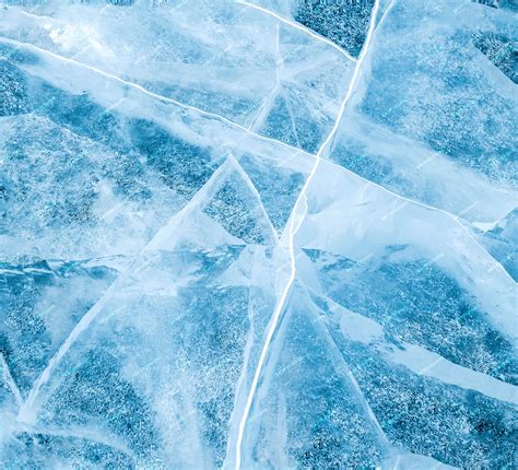 Cracked Blue Ice Seamless Background Texture Frosty Ice On Etsy