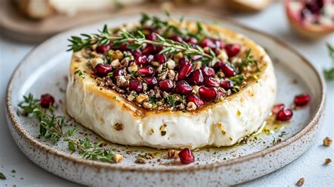 Gebackener Camembert Mit Granatapfelkernen Schnelle Vorspeise