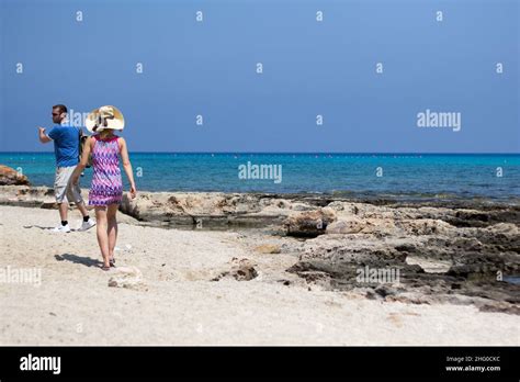 Rhodes, Greece - 08 07 2015: Rhodes and its stunning beaches Stock ...