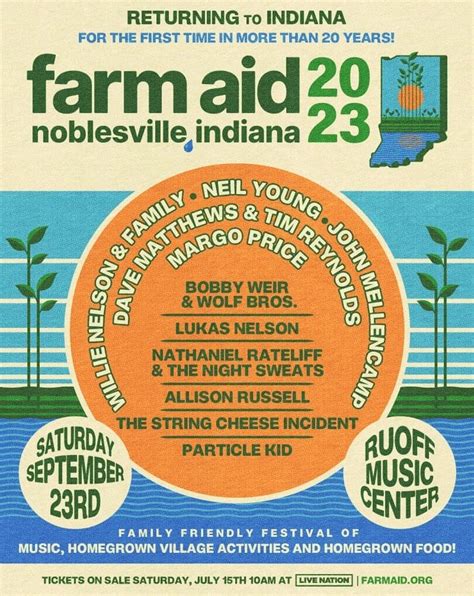 Farm Aid 2024 Tickets Spac - Wynne Karlotte