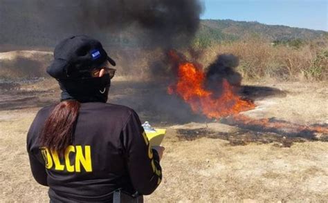 Incineran más de 50 kilos de coca decomisados a seis policías La