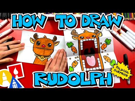 Art For Kids Hub Folding Surprise Dog Learn How To Draw A Puppy Stack